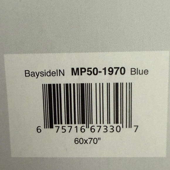 MADISON PARK Coastal Blue and Cream Quilt from Macy’s - Picture 8 of 8